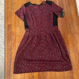 Burgundy En Focus Dress